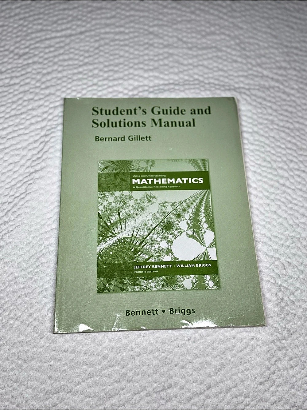 Using and Understanding Mathematics 4th Edition Study Guide & Solutions Manually